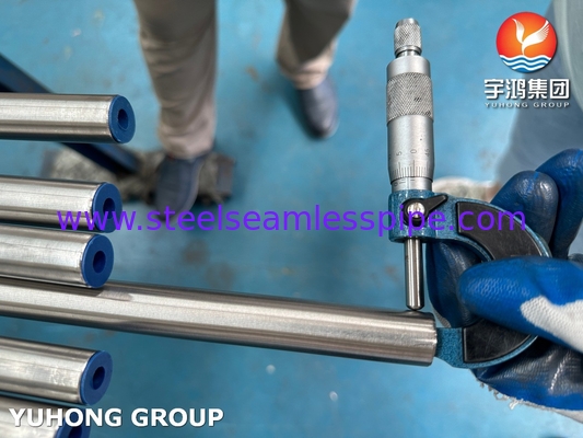 তাপ এক্সচেঞ্জারের জন্য ASTM A249 TP316L ঝালাই স্টেইনলেস স্টীল টিউব