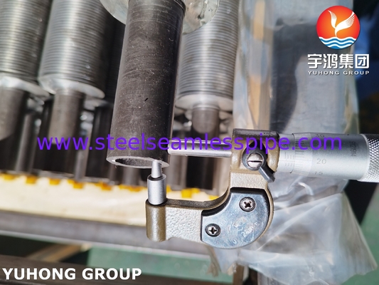 ASTM A213 T5 Fin Tube With Embedded G Type For Corrosive Medium High Pressure Applications (এএসটিএম এ২১৩ টি৫ ফিন টিউব, এমব্রেডেড জি টাইপ সহ) ক্ষয়কারী মাঝারি উচ্চ চাপের অ্যাপ্লিকেশনের জন্য