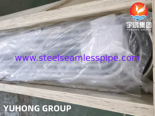 ASME SA213 TP444 স্টেইনলেস স্টীল U Bend Heat Exchanger টিউব