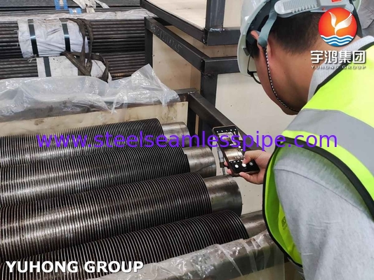 ASTM A106 Gr.B কার্বন ইস্পাত ইউ বেন্ড ফিনড টিউব হিট এক্সচেঞ্জার টিউব NDE এর জন্য উপলব্ধ