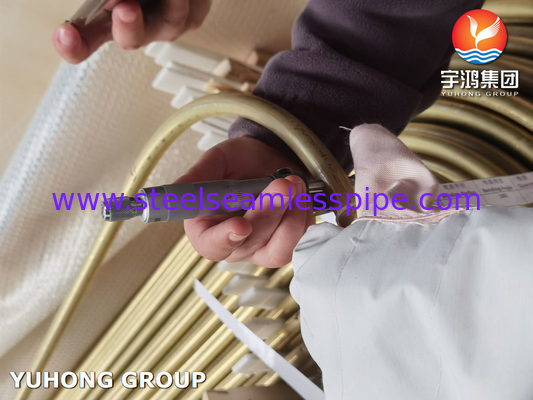 ASTM B395 / ASME SB395 C68700 U বন্ড তামা খাদ টিউব জন্য তাপ এক্সচেঞ্জার