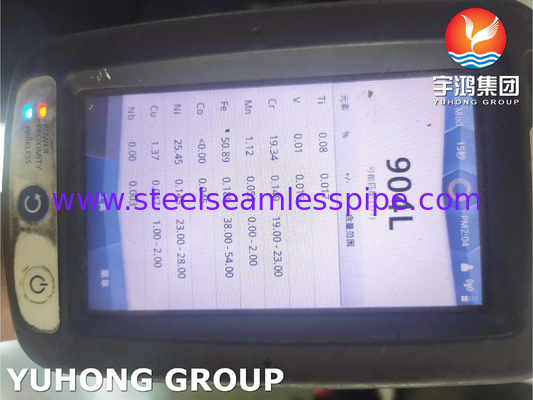 ASTM A312 TP904L স্টেইনলেস স্টীল সিউমলেস পাইপ জন্য পাইপলাইন উচ্চ বিরোধী জারা