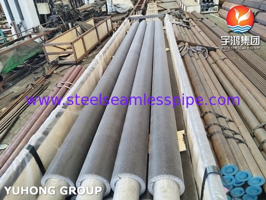 ASTM A312 TP304H গরম এক্সচেঞ্জার এবং রিঅ্যাক্টর শীতল জন্য Serrated ফিন টিউব