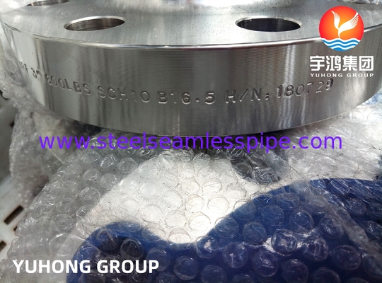 ASTM A182 F347 স্টেইনলেস স্টীল ওয়েল্ড-নেক ফ্ল্যাঞ্জ, উচ্চ তাপমাত্রা অ্যাপ্লিকেশনের জন্য RF / RTJ মুখ
