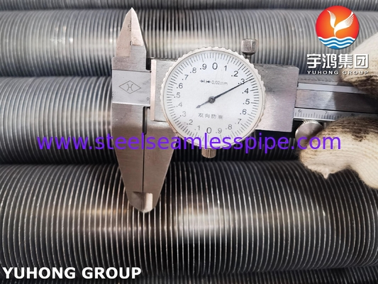 ASTM A179 কার্বন ইস্পাত ক্ষতযুক্ত পাখাযুক্ত টিউব AL1060 পাখনা সহ