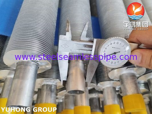 ASME SA249 স্টেইনলেস স্টীল রান ফিন টিউব ফিন টাইপ L LL KL বায়ু শীতল জন্য