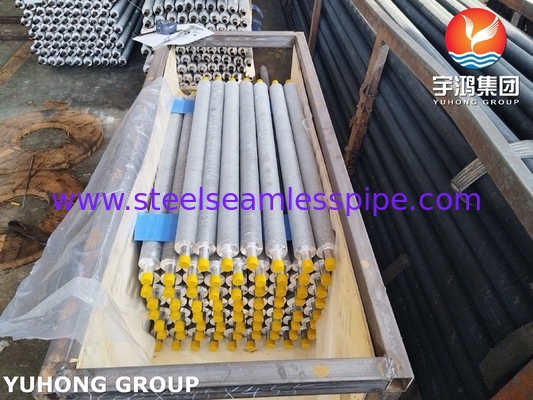 ASME SA249 স্টেইনলেস স্টীল উন্ড ফিন টিউব ফিন টাইপ এল এয়ার কুলারের জন্য