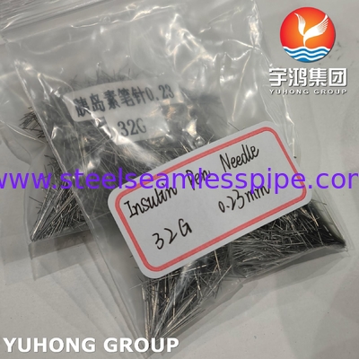 ISO9626 SUS304 ইনসুলিন পেন ইগল ডায়াবেটিস চিকিত্সার জন্য পাঁচটি বেভেল টিপ ইগল নল