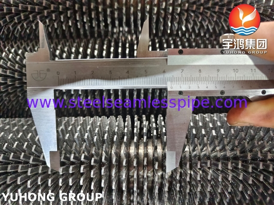 ASME SA192 / ASTM A192 গরম স্থানান্তর জন্য Serrated ফিন টিউব