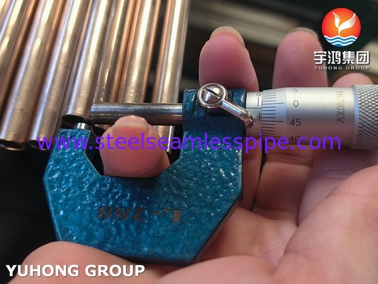 ASTM B111 C70600 সিউমলেস টিউব 90 10 Cu-Ni খাদ