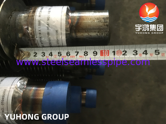 ASME SA213 রেডিয়েটরের জন্য সিউমলেস T12 HF ওয়েল্ডিং ফিনড টিউব