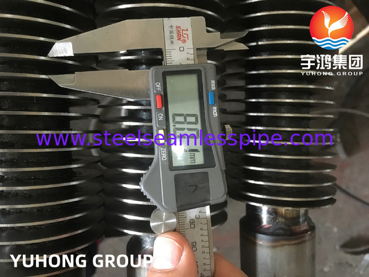 ASME SA213 রেডিয়েটরের জন্য সিউমলেস T12 HF ওয়েল্ডিং ফিনড টিউব