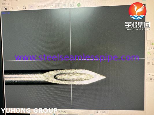 চিকিৎসা পঞ্চারের জন্য ২৬জি স্টেইনলেস স্টিল ব্যাক কাট বেভেলড সূঁচের টিউব ISO9626 SUS304