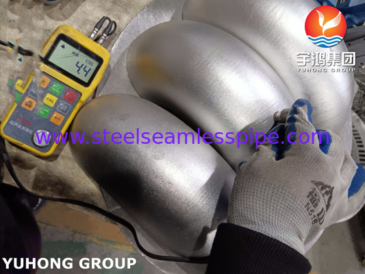 ASTM A403 WP321-S180 ডিগ্রি এলকো সিস্টেমের চাপ ড্রপ হ্রাস করার জন্য