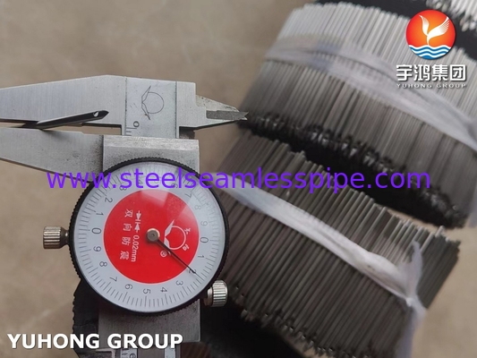 2.2MM SUS304 স্টেইনলেস স্টীল ইগল টিউব জন্য সূচিকর্ম এবং সেলাই একটি পাশ গর্ত সঙ্গে Bevelled টিপ