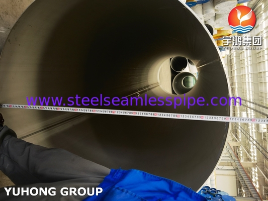ASTM A358 / ASME SA358 TP316L স্টেইনলেস স্টীল ঢালাই পাইপ রসায়ন তেল গ্যাস জন্য pickled এবং Annealed