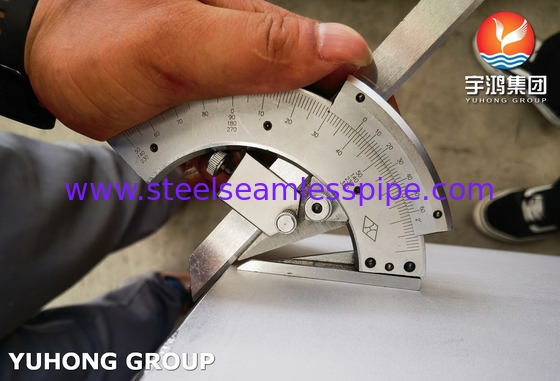 ASTM A358 / ASME SA358 TP316L স্টেইনলেস স্টীল ঢালাই পাইপ রসায়ন তেল গ্যাস জন্য pickled এবং Annealed