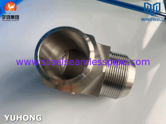 316L হাইড্রোলিক স্টেইনলেস স্টীল ফিটিং 90° Elbow