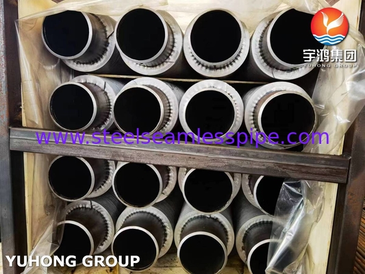 অ্যালগরি স্টিল ASME SA335 P91 হাই ফ্রিকোয়েন্সি ওয়েল্ডিং ফিন টিউব হিটার জন্য