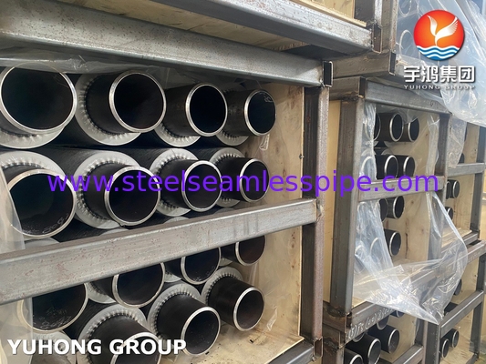 অ্যালগরি স্টিল ASME SA335 P91 হাই ফ্রিকোয়েন্সি ওয়েল্ডিং ফিন টিউব হিটার জন্য