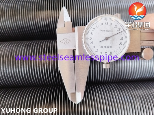 এএসটিএম A213 T5 অ্যালোয় স্টীল সিউমলেস টিউব Al1060 ফিন স্ট্রিপ ফিন টিউব সঙ্গে বায়ু শীতল জন্য