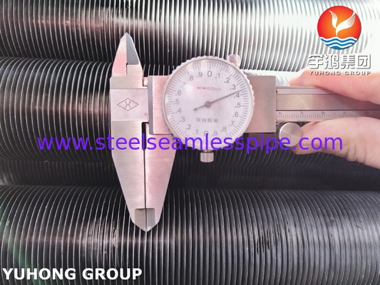 এএসটিএম A213 T5 অ্যালোয় স্টীল সিউমলেস টিউব Al1060 ফিন স্ট্রিপ ফিন টিউব সঙ্গে বায়ু শীতল জন্য