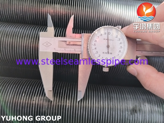 এএসটিএম A213 T5 অ্যালোয় স্টীল সিউমলেস টিউব Al1060 ফিন স্ট্রিপ ফিন টিউব সঙ্গে বায়ু শীতল জন্য