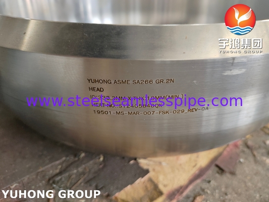 ASME SA 266 GR 2N উচ্চ চাপ তাপ এক্সচেঞ্জারগুলির জন্য মাথা