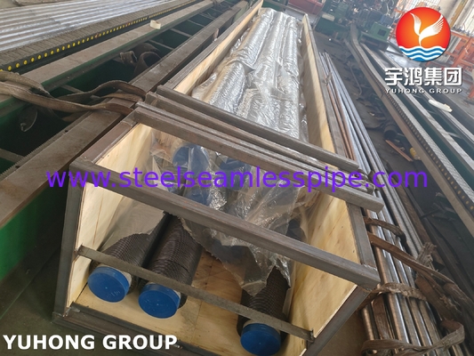 ASME SA312 TP347H স্টেইনলেস স্টীল সিউমলেস পাইপ সঙ্গে SS ফিন স্ট্রিপ জন্য হিটার