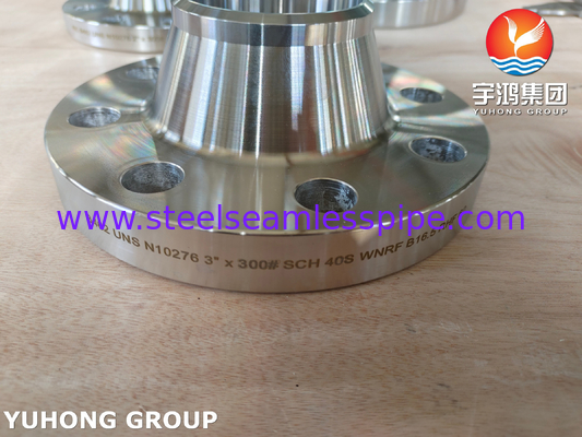 উচ্চ তাপমাত্রা অ্যাপ্লিকেশনের জন্য ASTM B564 N10276 নিকেল অ্যালোয় স্টীল ভাস্কর্য ফ্ল্যাঞ্জ B16.5