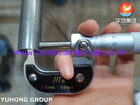 ASTM A268 TP405 তাপ চিকিত্সা সরঞ্জাম জন্য Ferritic এবং Martensitic স্টেইনলেস স্টীল seamless টিউব