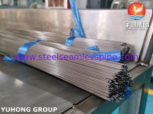 ISO9626 SUS304 ঝালাই স্টেইনলেস স্টীল মেডিকেল ক্যাপিলারি টিউব, হাইপডার্মিক টিউব