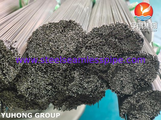 ISO9626 SUS304 ঝালাই স্টেইনলেস স্টীল মেডিকেল ক্যাপিলারি টিউব, হাইপডার্মিক টিউব