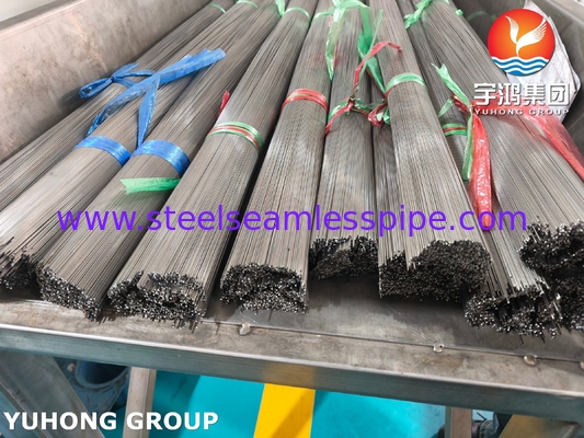 সার্জিক্যাল যন্ত্রপাতি জন্য ঝালাই স্টেইনলেস স্টীল মেডিকেল ক্যাপিলারি টিউব ISO9626 SS304