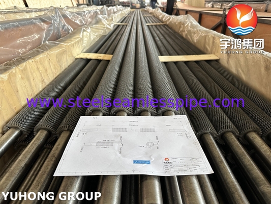 ASME SA213 T22 গরম এক্সচেঞ্জার এবং এয়ার কুলারের জন্য টিউব সহ Serrated Fin