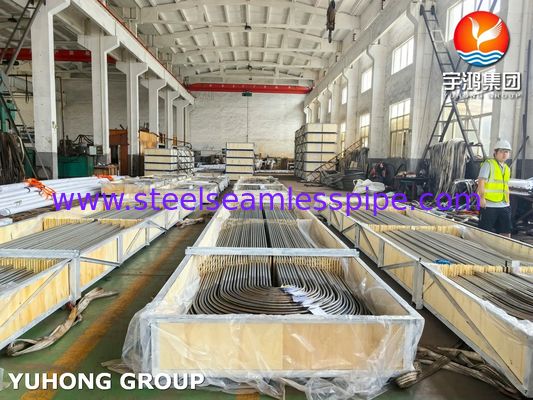 ASTM A213 TP304L স্টেইনলেস স্টীল U বাঁক টিউব জন্য তাপ এক্সচেঞ্জার