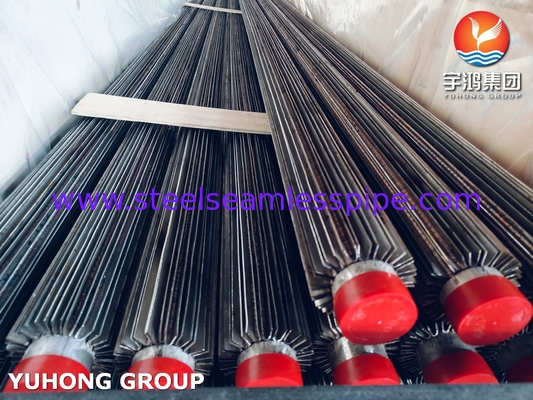 ASTM A213 TP316L তৈল কুলার রেফ্রিজারেশন সিস্টেমের জন্য অনুদৈর্ঘ্য ওয়েল্ডিং ফিন টিউব