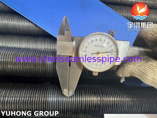 এয়ার কুলড হিট এক্সচেঞ্জারের জন্য AL1060 ফিন সহ ASME SA179 ক্ষত L টাইপ ফিন টিউব