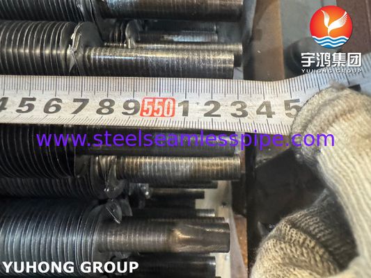 এয়ার কুলড হিট এক্সচেঞ্জারের জন্য AL1060 ফিন সহ ASME SA179 ক্ষত L টাইপ ফিন টিউব