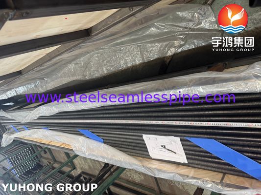 এয়ার কুলড হিট এক্সচেঞ্জারের জন্য AL1060 ফিন সহ ASME SA179 ক্ষত L টাইপ ফিন টিউব