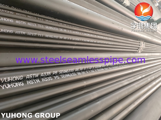 উচ্চ তাপমাত্রার সেবার জন্য ASTM A335 P5 বিজোড় ফেরিটিক খাদ ইস্পাত পাইপ