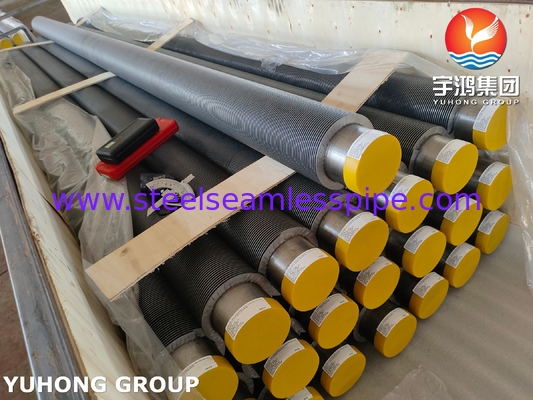 তাপ স্থানান্তর সরঞ্জামের জন্য ASTM A335 P9 স্পাইরাল ফিনযুক্ত টিউব