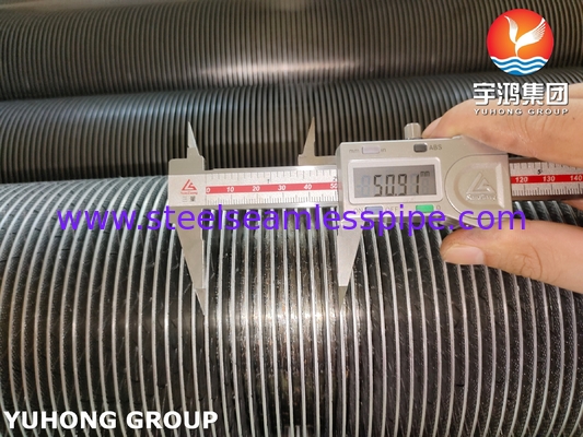 তাপ স্থানান্তর সরঞ্জামের জন্য ASTM A335 P9 স্পাইরাল ফিনযুক্ত টিউব