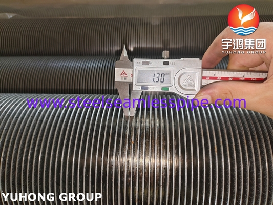 তাপ স্থানান্তর সরঞ্জামের জন্য ASTM A335 P9 স্পাইরাল ফিনযুক্ত টিউব