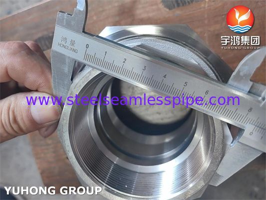 ASTM A182 F316L BSP ইউনিয়ন হেক্স নিপল প্রেসার ফোরজিং