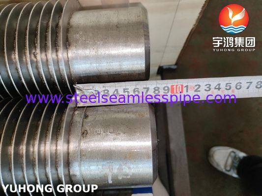 অ্যালয় স্টিল সিমলেস ASME SA335 P22 HFW ফিন টিউব উইথ ১১-১৩ সিআর ফিন স্ট্রিপ