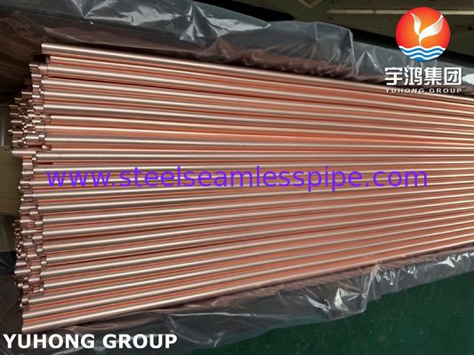 ASTM B111 / ASME SB111 C12200 কনডেনসার হিট এক্সচেঞ্জারের জন্য তামার টিউব