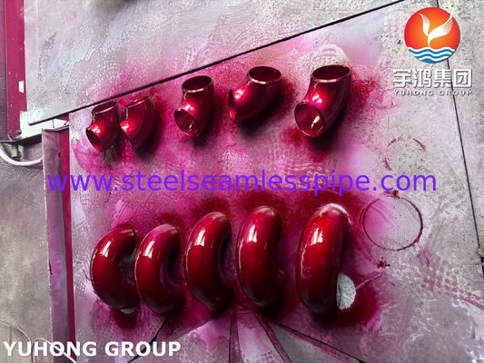 ASTM A403 WP304H স্টেইনলেস স্টিল ফিটিং ৯০° শর্ট রেঞ্জ এলবো বাটোয়েল্ড সিমলেস B16.9