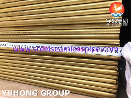 কুপার অ্যালোয় টিউব B111 C68700 O61 সমুদ্রের জল তাপ এক্সচেঞ্জারের জন্য অ্যালুমিনিয়াম ব্রাসের অ্যালুমিনিয়াম ব্রাসের নমনহীন টিউব