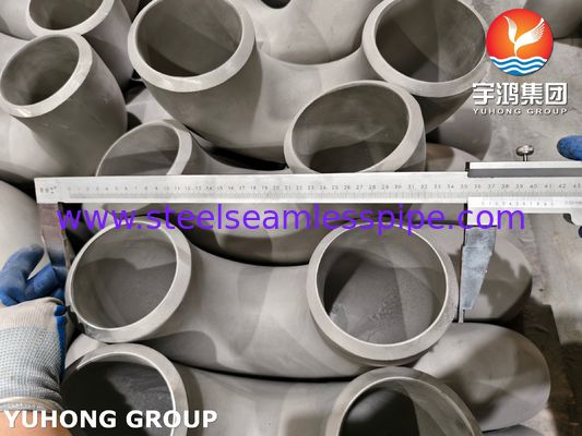 ASTM A403 WP321H স্টেইনলেস স্টীল পাইপ ফিটিং ASME B16.9 Buttweld 180° Elbow